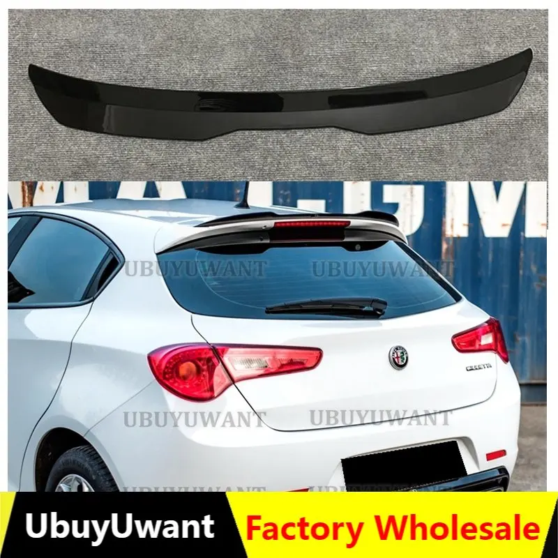 MAUWEY Auto Heckspoiler Dachspoiler für Alfa Romeo Giulia (Typ 952) GTA  2016-2025,Universal Schwarz ABS Plastic Kofferraum Heckspoiler  Modifikationen Zubehör,A-Bright Black: : Auto & Motorrad