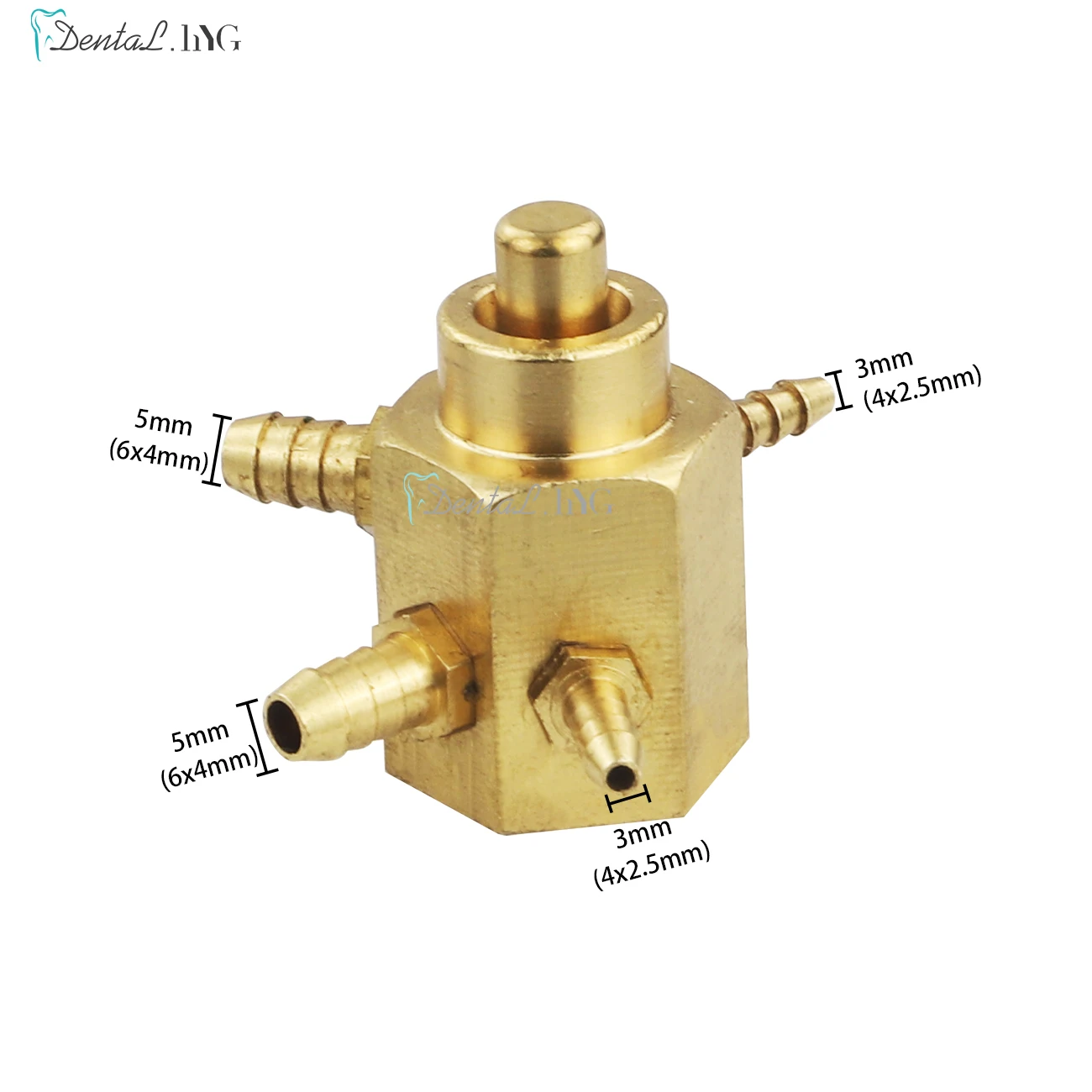 Valve éjecteur De Salive Dentaire - Adaptateur Pour Pièce à Main, Courte, Aspiration Forte/faible