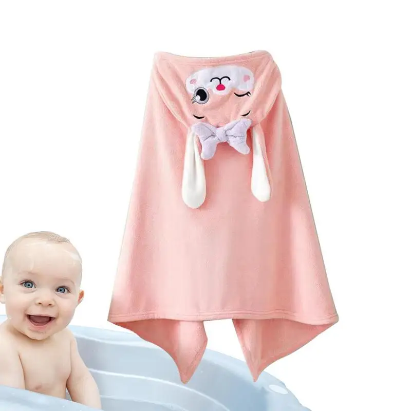 

Cartoon Child Kid Hooded Cloak Infant Bathrob Baby Bath Towel Robe Cape Boy Girl Robe Cartoon Absorbent Cape Wrap Blanket