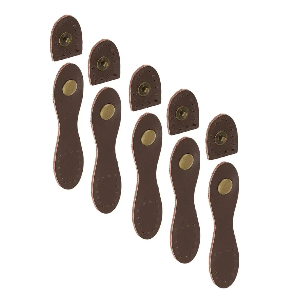 Unisex Fashion Leather Toggle Decor Button Coat Jacket Duffle Metal Snap Fasteners DIY Sewing Accessories snap fastener kit