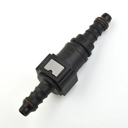 Fuel Line Hose Release Connector Pipe Coupler Quick SET Straight Accessories Black High Quality 100% Brand New