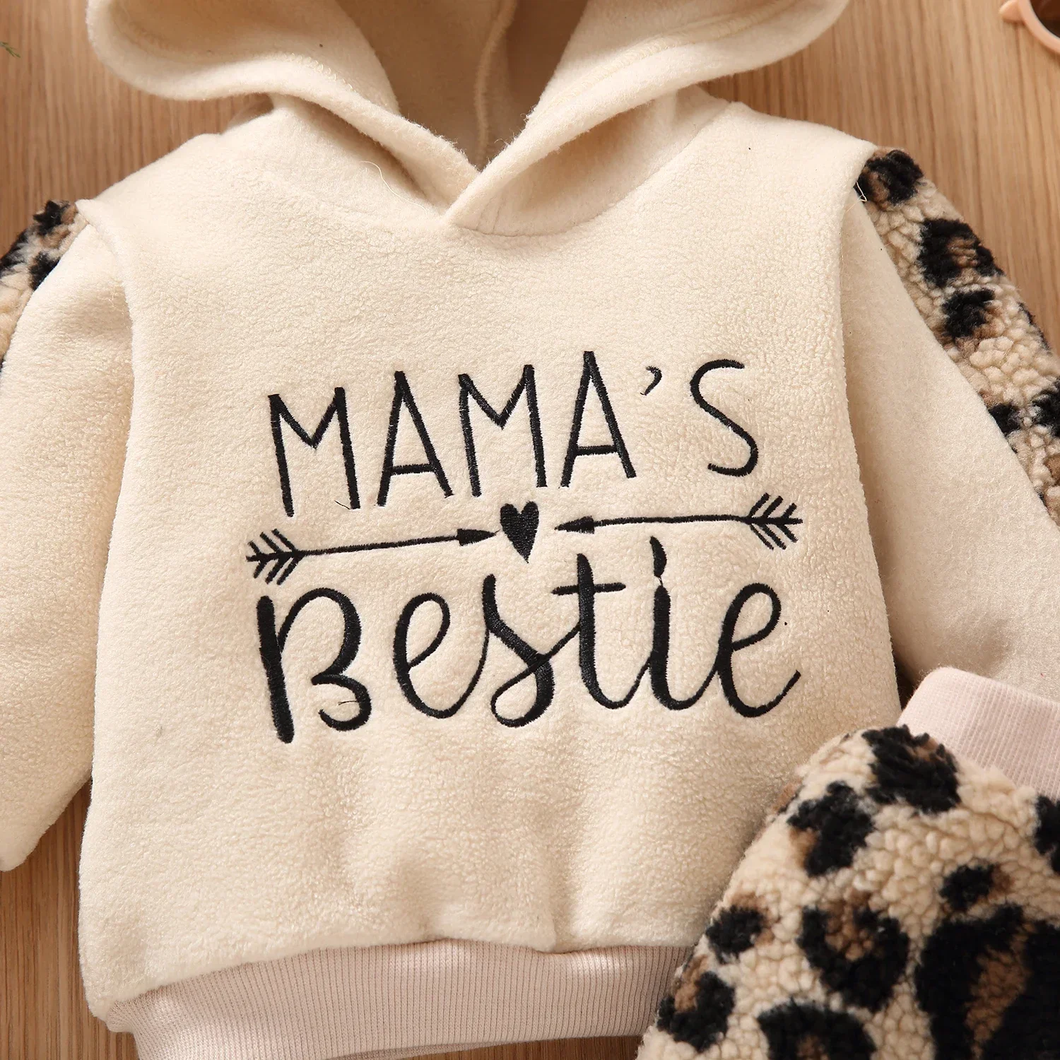 Baby Girl Fleece Hoodie & Skirt Set 3