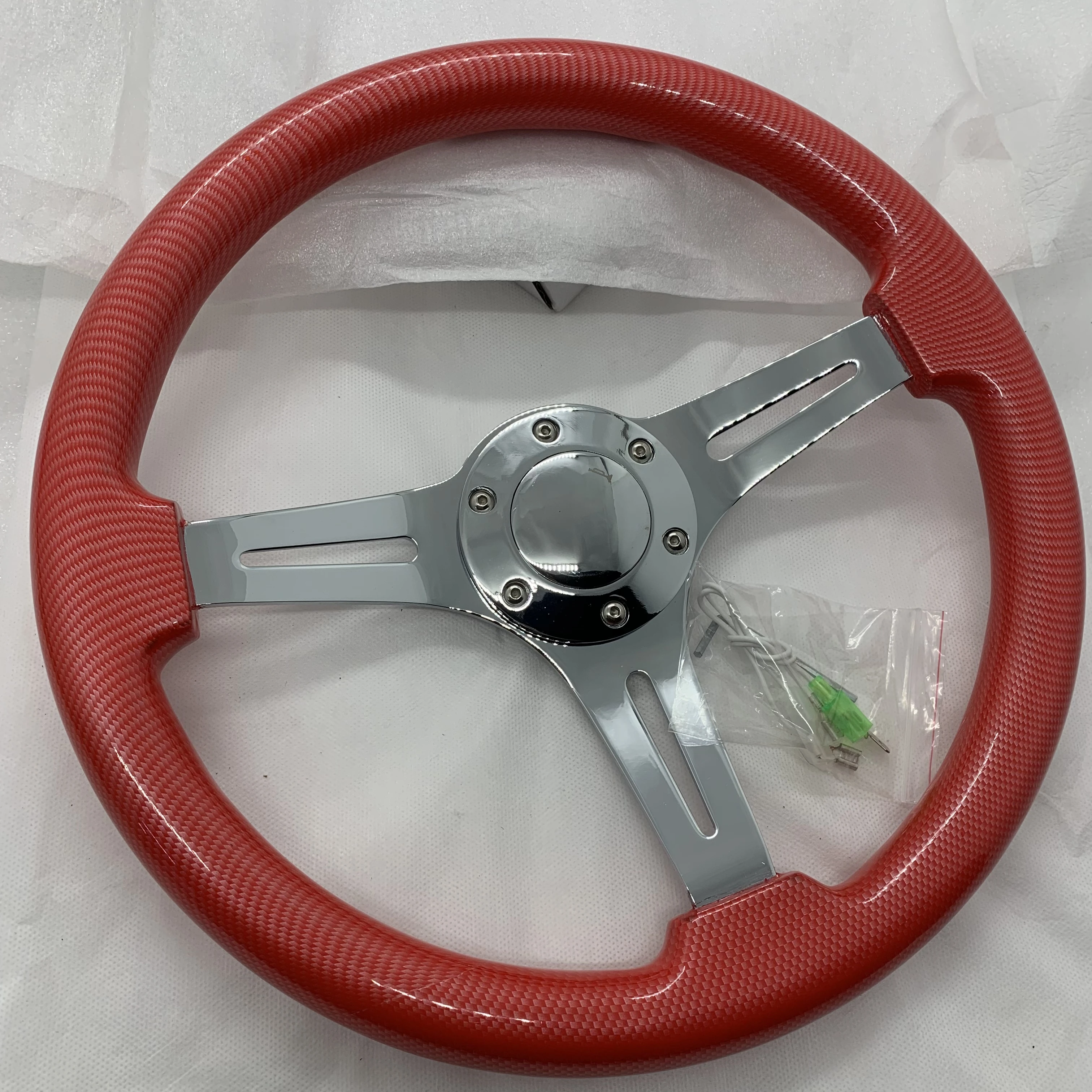 

Sports steering wheel universal 15INCH 380mm Classic wood steering wheel for Toyota Honda VW Santana vintage models