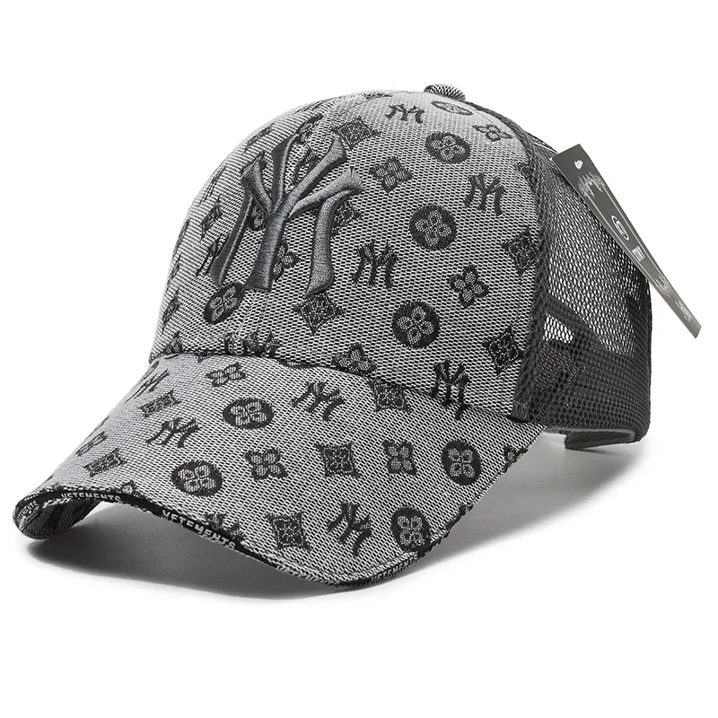 Summer Mens Mesh Net Baseball Cap Outdoor Women Casual Letter Embroidered Snapback Trucker Caps Dad Hats Breathable Sun Hat 2