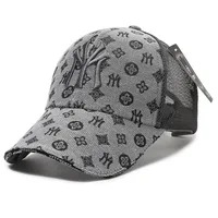 Summer Mens Mesh Net Baseball Cap Outdoor Women Casual Letter Embroidered Snapback Trucker Caps Dad Hats Breathable Sun Hat 2