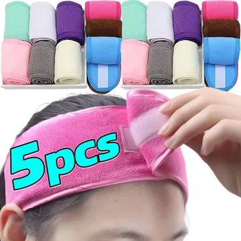 Adjustable Soft Toweling Spa Headband 1