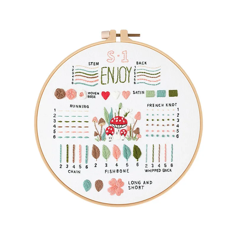Beginner Embroidery Practice Kit 5