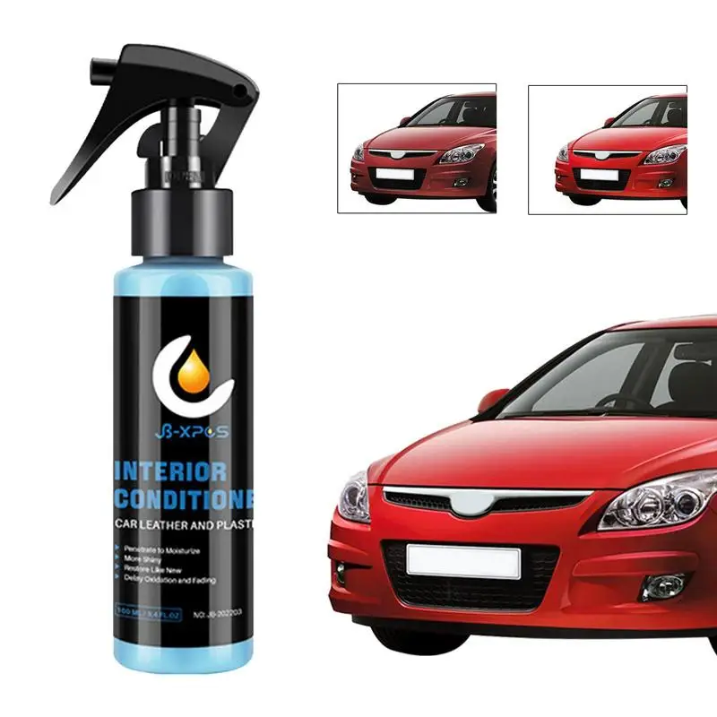 

Auto Seat Leather Spray Renovator Condition Cleaner For Car Interior Washable Refresh Aging Plastic Renovator Interior Detailer