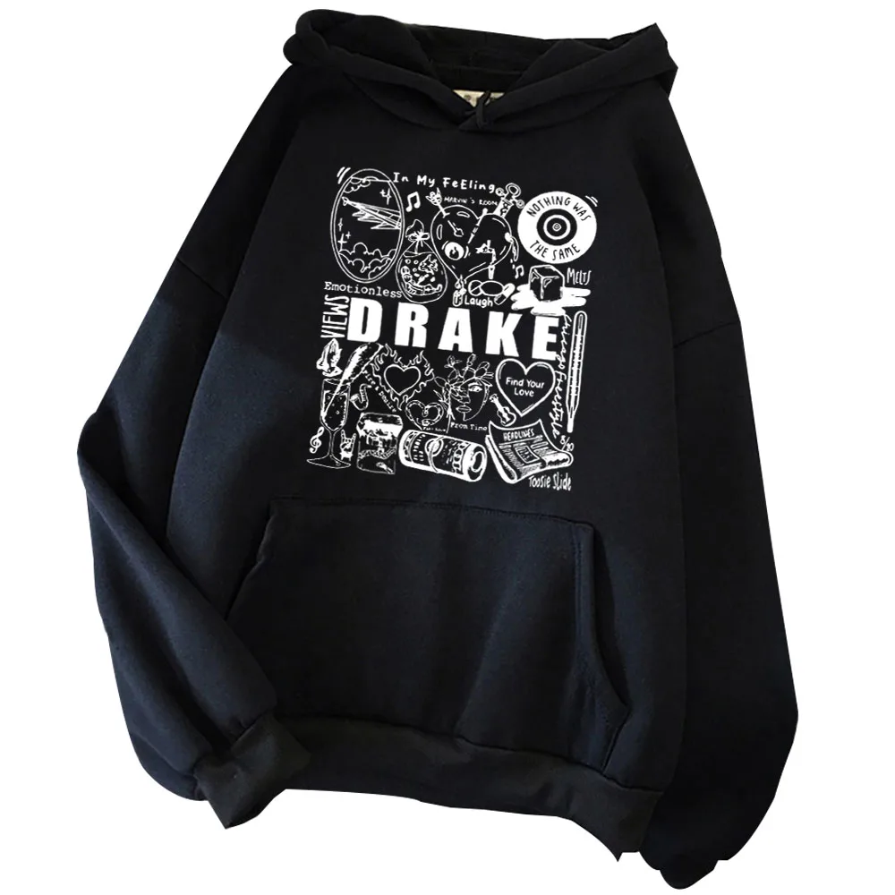 Drake Felpa Con Cappuccio Drake Merch Drake Music Album Felpa Con Cappuccio Regalo Per Drake Fan Pullover Top Streetwear Unisex