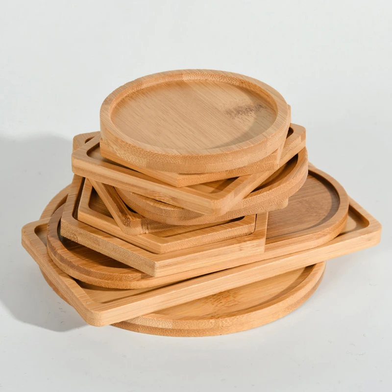 Wooden Soap Dispenser Tray Vanity Countertop Bottles Organizer Holder Round Square Candles Jewelry Storage Tray For Bathroom 2