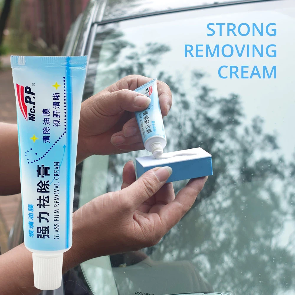Auto Car Glass Polishing Degreaser Cleaner Oil Film Clean Polish Paste for Bathroom Window Glass Windshield Windscreen best wax for black cars