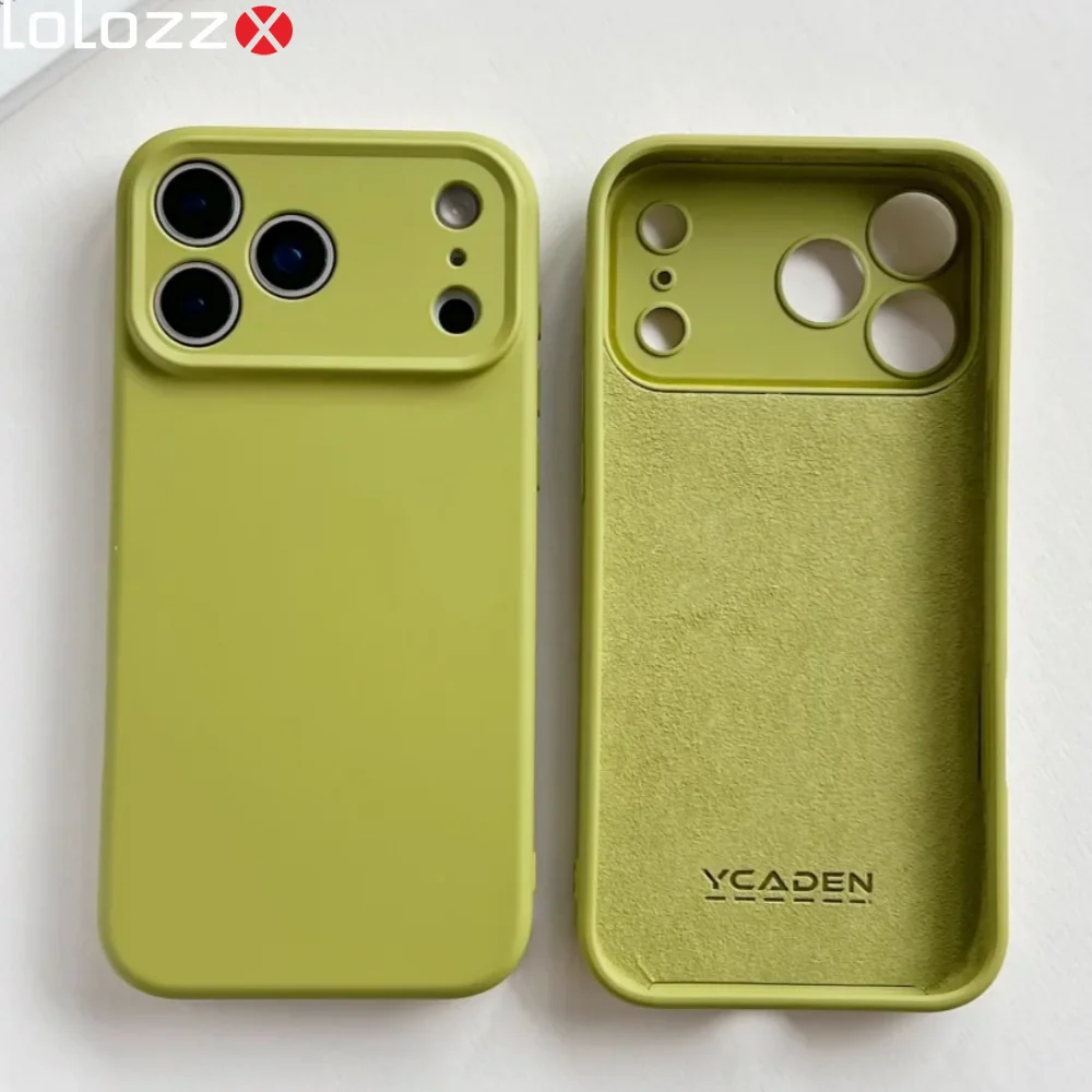 TPU Shockproof Cases For IPhone 17 16 Pro Max For IPhone Air 16 15 14 Pro Plus Cover Liquid Silicone Original TPU Protect Case_voghion.com