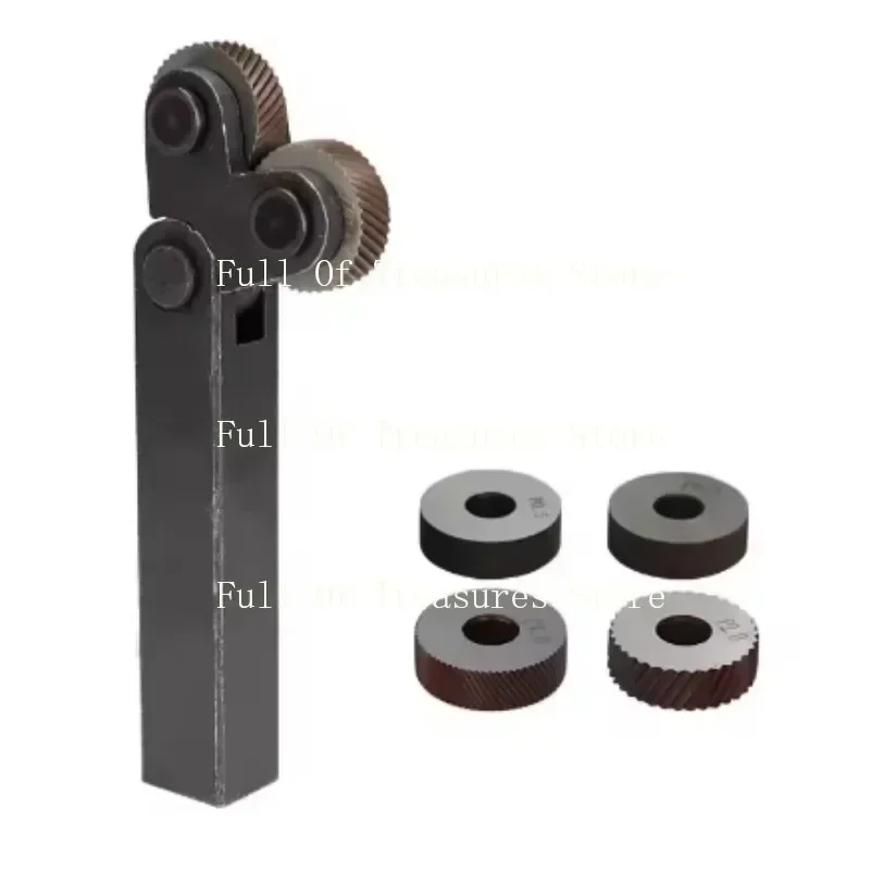 Dual Wheel Knurling Tool Kit 7pcs Pitch 0.5mm 1.0mm 2mm Lathe Cutter Wheel Knurling Tool Set knurling tool set