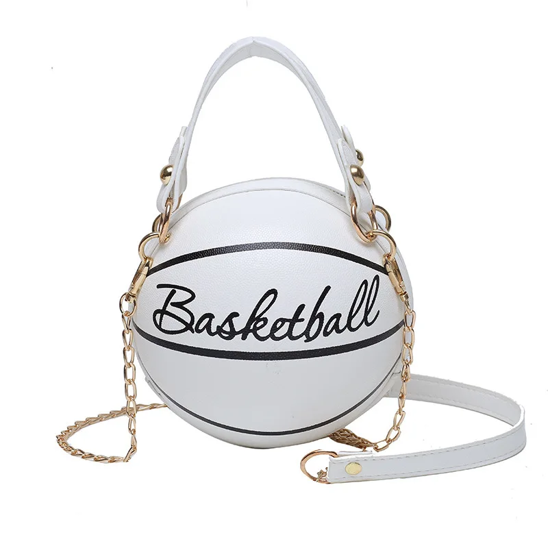 Shoulder Letter Bag Basketball Chain Round New Fashion Style Handbag For Woman Messenger High-Quality Versatile Luxury Crossbody