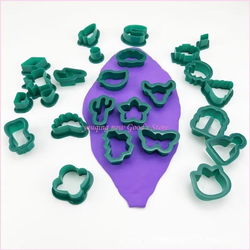 57QA Polymer-Ton-Ausstecher-Set, Ton-Ohrring-Ausstecher, Ton-Ausstecher für Polymer-Ton-Schmuckherstellung mit Ohrringkarten – Detail 7