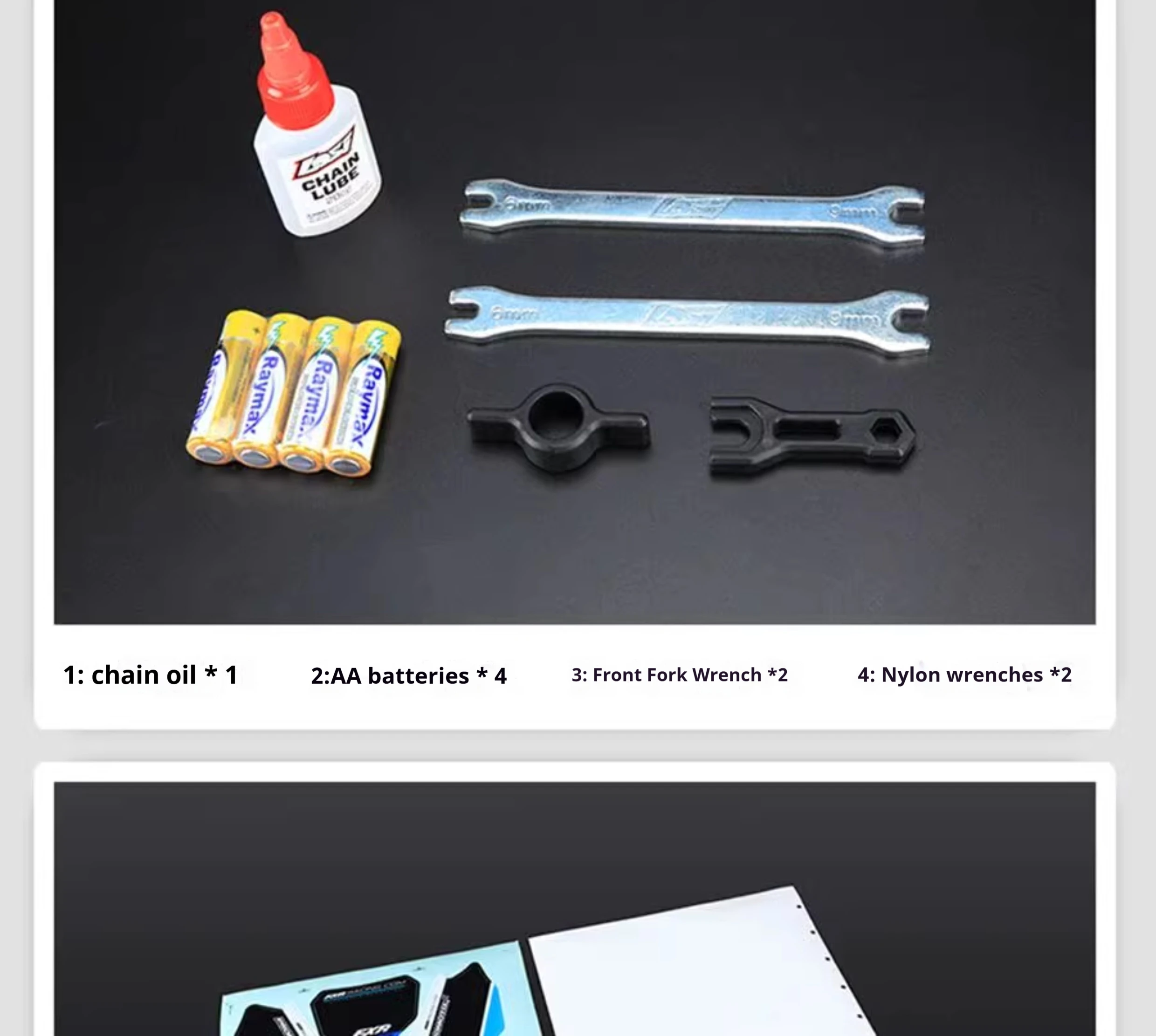 Coche modelo RC Losi 1/4 Promoto MX motocicleta de control remoto carreras todoterreno sin escobillas RTR