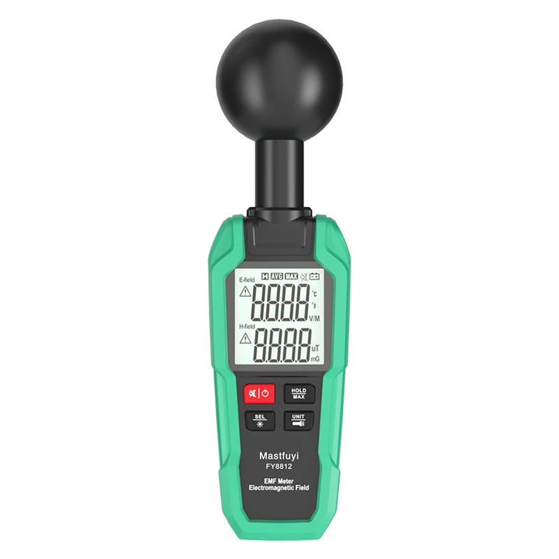 

Mastfuyi EMF Meter Electromagnetic Field Tester High Precision Electromagnetic Radiation Gauge Wave Radiation Detector