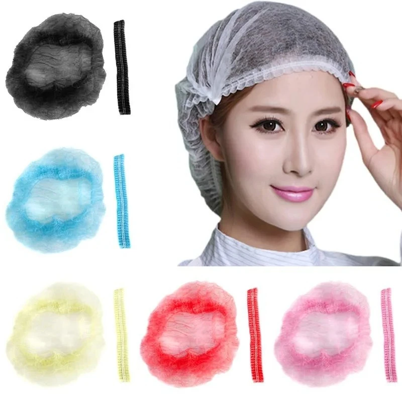 New Disposable 100pcs Hat Accesories Permanent Makeup Disposable Hair Net Caps Sterile Hat for Eyebrow Beauty  Makeup Tools