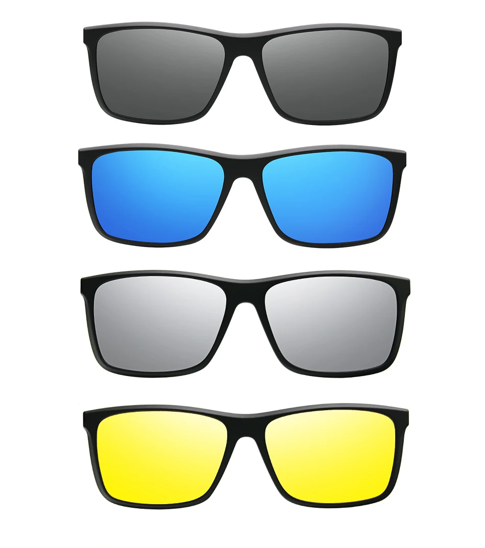 RS004 Benutzerdefinierte Männer Frauen Polarisierte Optische Magnetische Sonnenbrille Clip Magnet Clip auf Sonnenbrille Polaroid Clip auf Sonnenbrille Rahmen – Detail 13