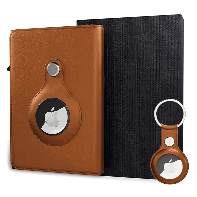 Men's Aluminum Alloy Automatic Metal Card Box Large Capacity Real Pickup Bag Man Airtag Card Holders Bank ID Wallets