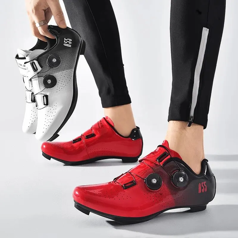 Scarpe da ciclismo da uomo e donna, compatibili con pedali SPD, con 2 bulloni, per esercizi al chiuso, Verde, 35/36 EU