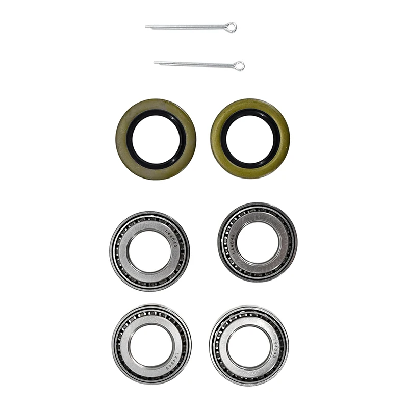 Front Axle Wheel Hub Bearings and Seal Kit 50892-G1 25146-G1 Compatible with EZGO Gas Electric Golf Cart TXT 1976 and Up