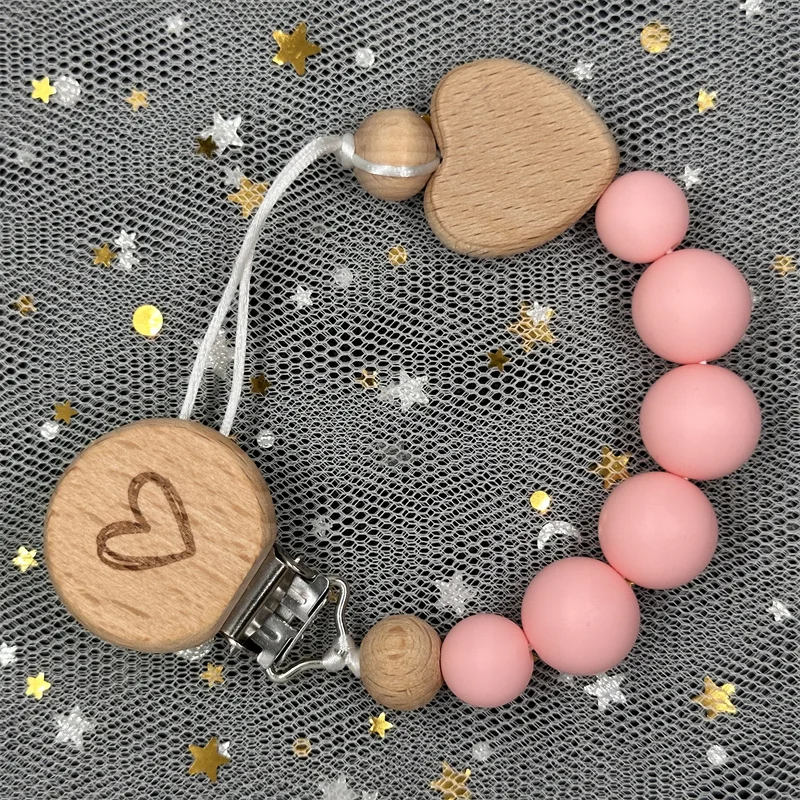 Custom pacifier clip