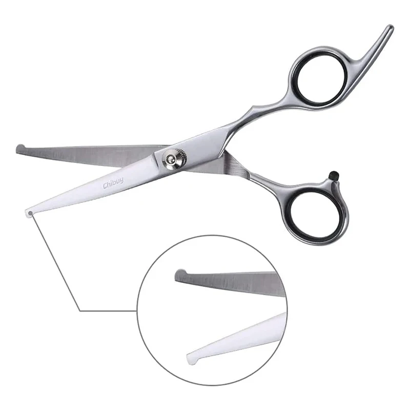 1PC Up Curved Pet Grooming Scissors Right And Left Hand Dog Grooming Hair Shears Professional Hairdressing Scissors dog grooming scissors hairdressing scissors