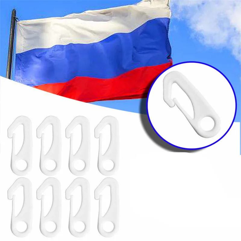 

20/40 шт., пластиковые зажимы для флагштоков