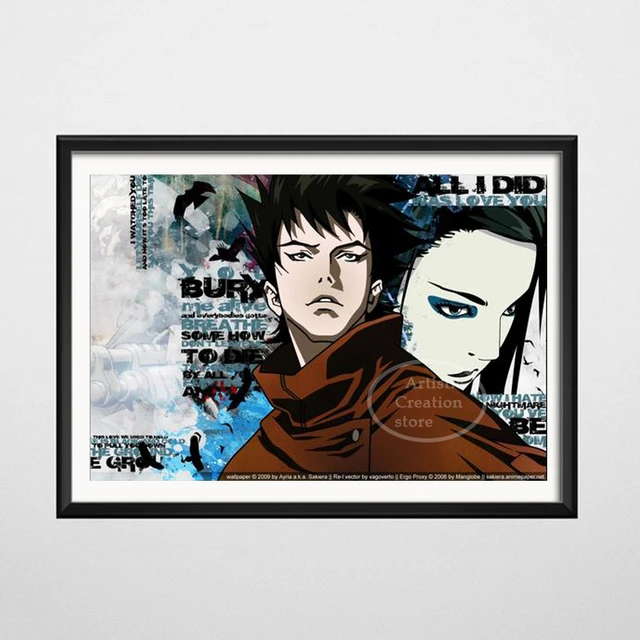 Ergo Proxy Poster Anime Video Game Canvas Painting Wall Art Prints Pictures  For Living Room Bedroom Home Decoration Cuadros - Painting & Calligraphy -  AliExpress