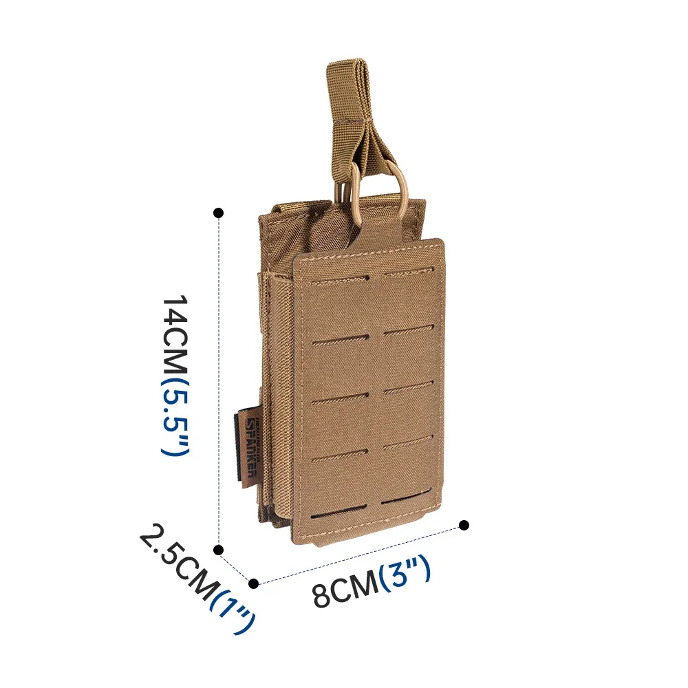 Tactical Single Magazine Pouch Molle Mag Bag for M4 M14 M16 AR15 G36 Magazine Pouches Outdoor Hunting Tool Mag Holder 2
