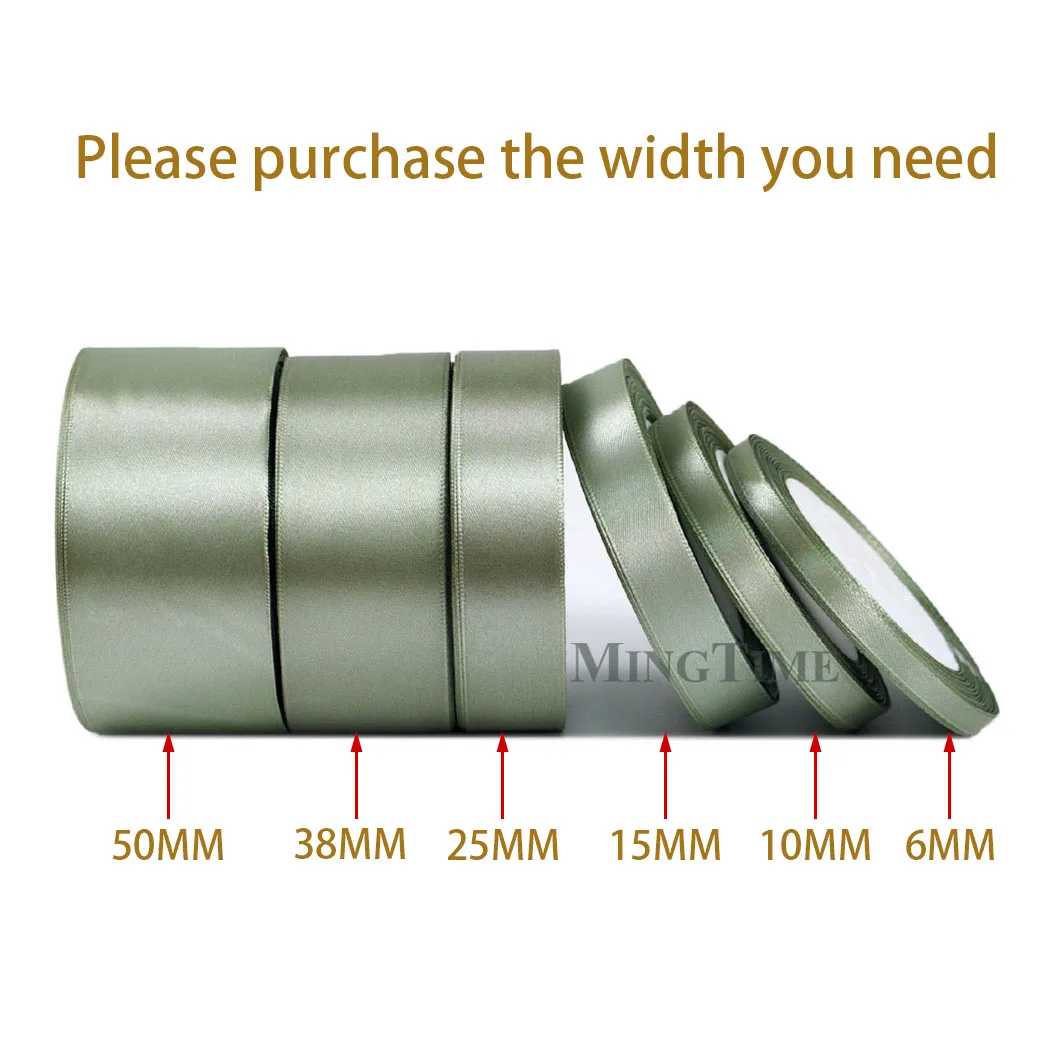 thumbnail image 1 of Cinta de raso de 22 metros (6 mm, 10 mm, 15 mm, 25 mm, 38 mm y 50 mm), ideal para fajas, regalos, lazos, manualidades, decoración de bodas y fiestas., 1 of 5