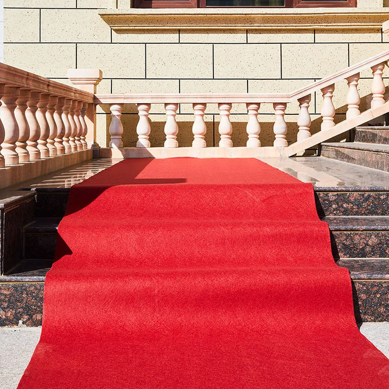 Red Carpet Wedding, Runway Show, Graduation Ceremony, Outdoor Running Carpet, Anniversary Celebration Decoration