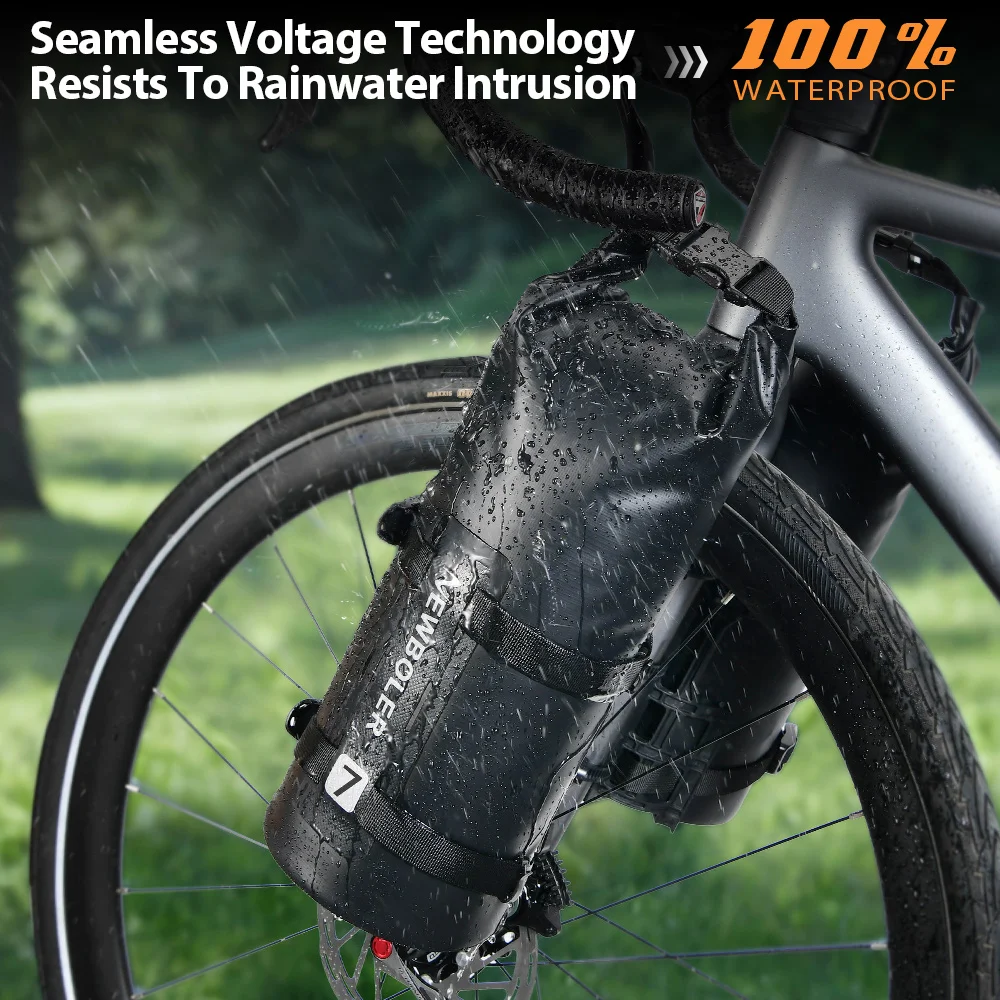 Portable Bike Fork Bag 3L 7L for Bicycle Electric Scooter