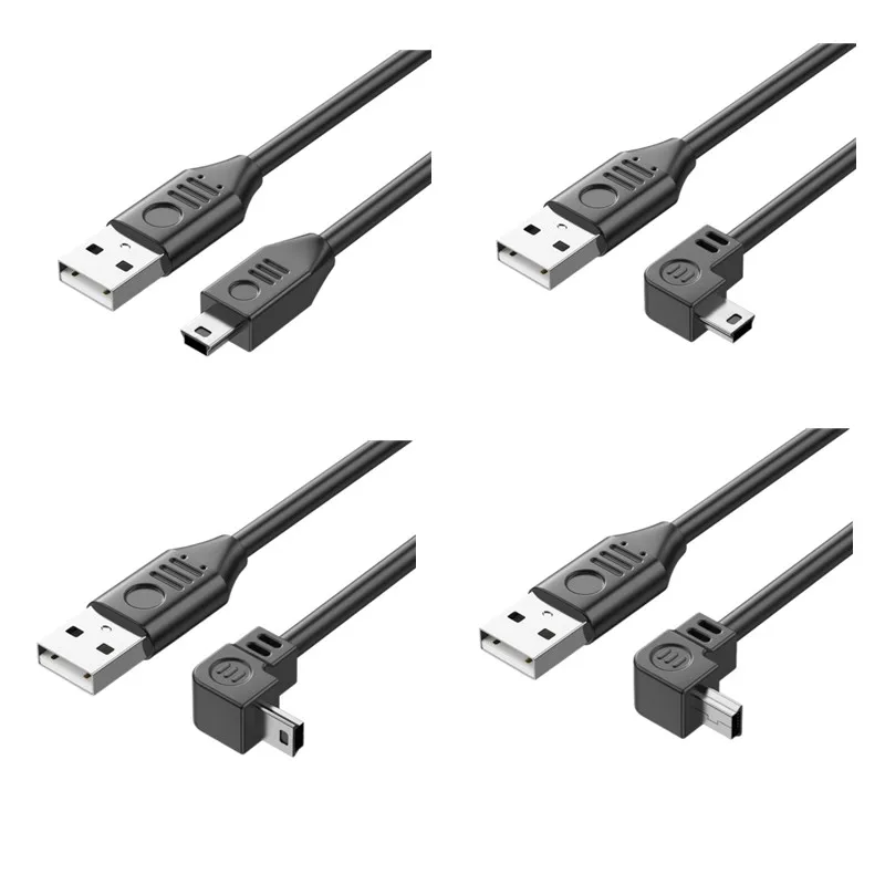 

Мини-USB-кабель с углом 90 градусов, 5-контактный