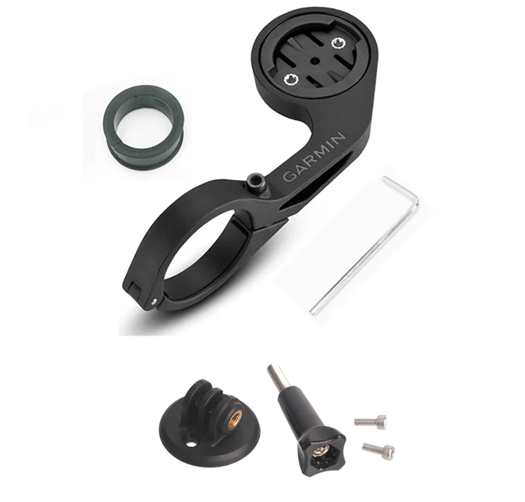 Aluminio Soporte Bicicleta para Garmin Edge 530 540 520 510 500 200 130 25 20 840 830 820 810 800 1000 1030 1040 Plus Explore 2 GPS MTB Soporte Manillar Computadora Bici de Carretera Montaña - Azul
