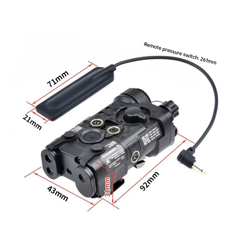 

WADSN Tactical L3 NGAL Red Green Laser IR Aim Sight IR Led Illumination Strobe Momentary Airsoft Hunting Weapon Sight