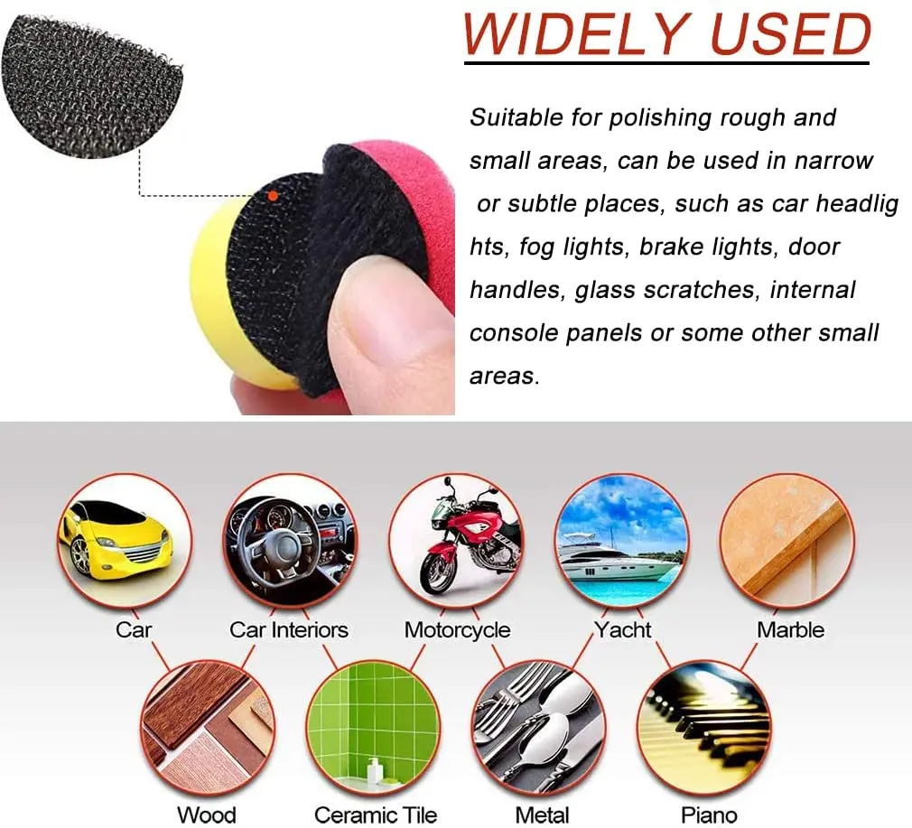 SIFANG Mini Detailing Sanding Polishing Pads Waxing Sealing Glaze Car Wheel for Cordless Electric Drill Rotary Tools car polishing pads polishing wheel polishing pads sanding pads