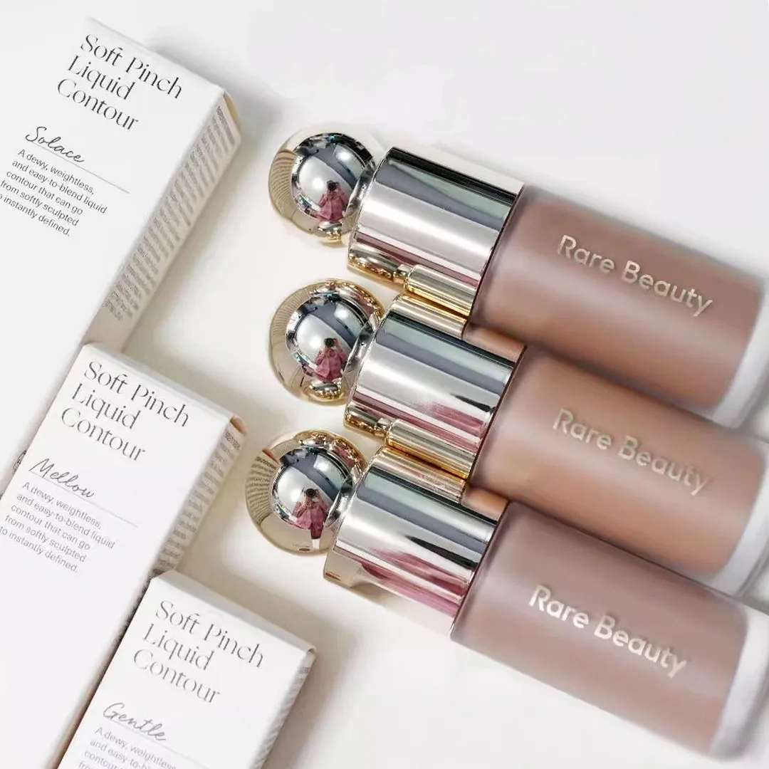 Facial 3D Liquid Bronze Contour Stick Concealer Contouring Nose Shadow Cream Nourishing Highlight Foundation Makeup Rare Beauty