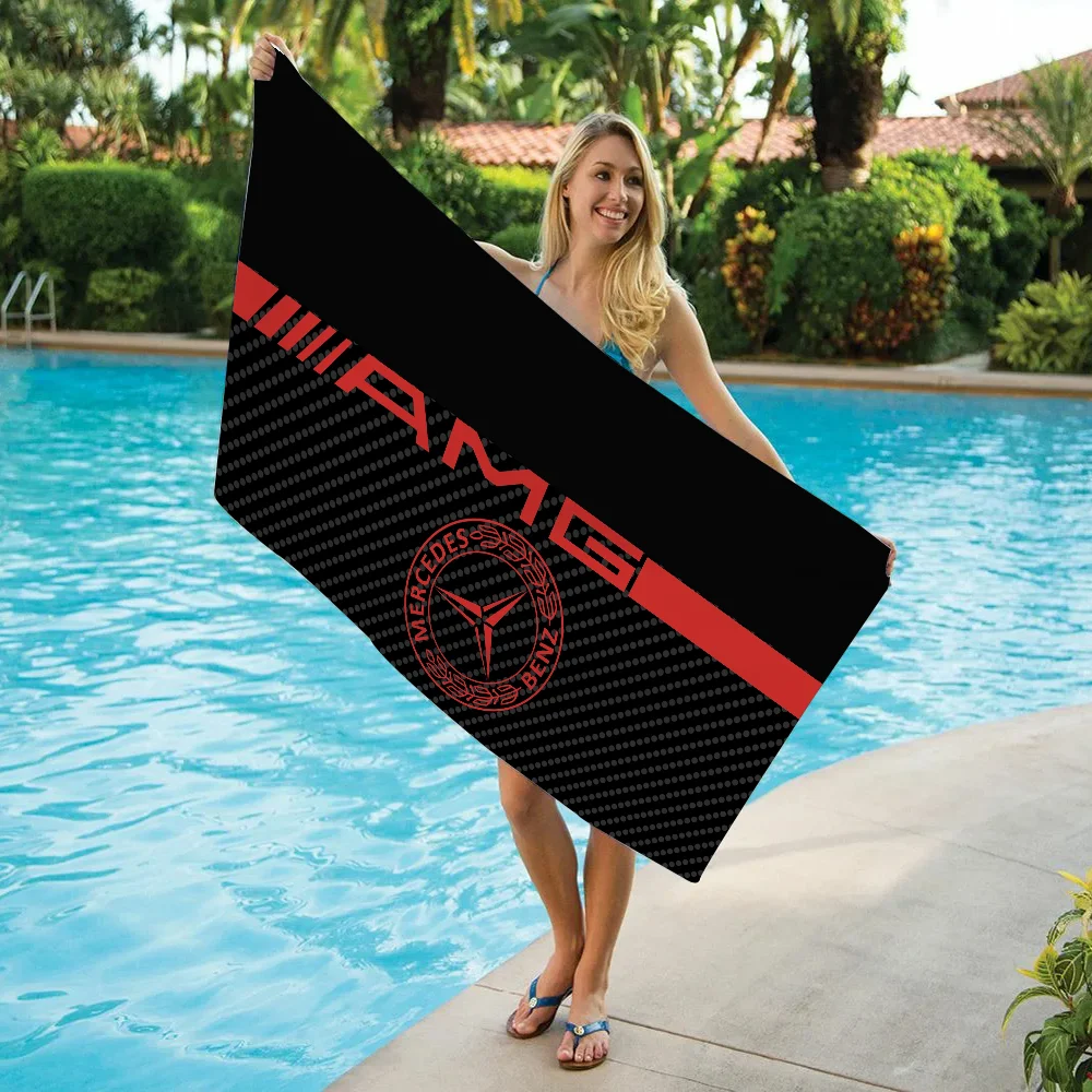 M-Mercedes-Benz-Z Quick Drying Microfiber Towels Adults Serviette Sport Children's Bath Towel Bathroom Use Woman Bathrobe Shower 2