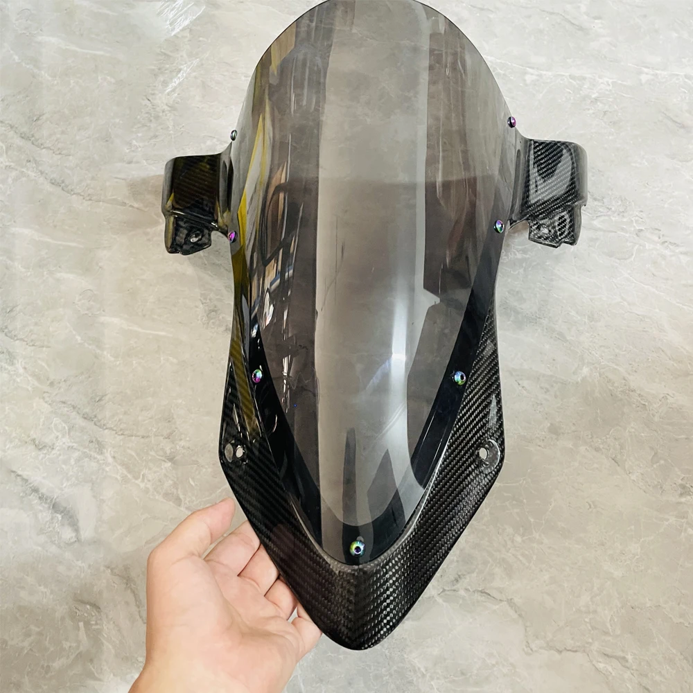 For BMW S1000RR S 1000R M1000RR-3k carbon fiber windshield