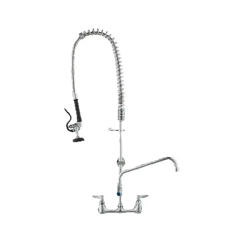 Brass Commercial Kitchen Faucet with Pre Rinse Sprayer