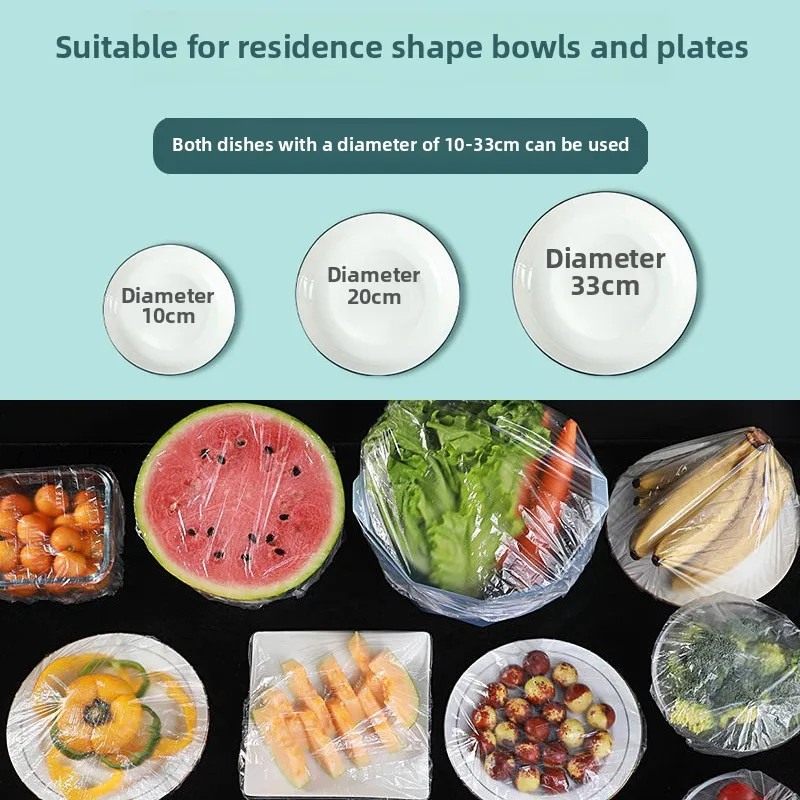 Disposable Food Covers Thickened for Fruits Vegetables Household Use Food Grade Freshness Protection