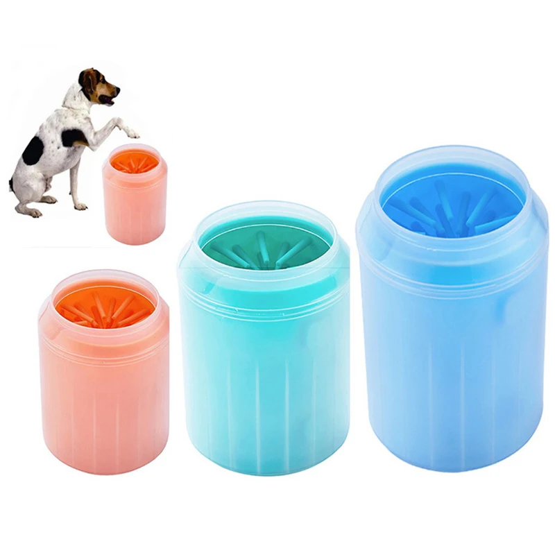 Чашка для собачьих лап, очиститель для стиральной машины, щетка для чистки лап собаки, кошки, мягкий силикон, ведро для чистки собачьих лап, аксессуары