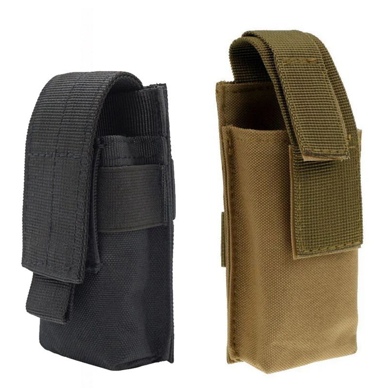 Flashlight Pouch Flashlight Bag Tactical Flashlight Pouch Molle Flashlight Bag Outdoor Torch Holder Case Portable Hunting Knife Holster Shear Pouch For HandTool