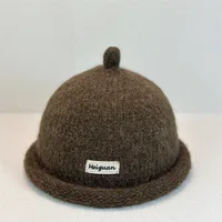 2025 Women's Winter Beanies Turned-up Brim Knitted Woolly Hat Keep Head Warm Knitted Cap Minimalist Style Fashion Accessories - Image 5