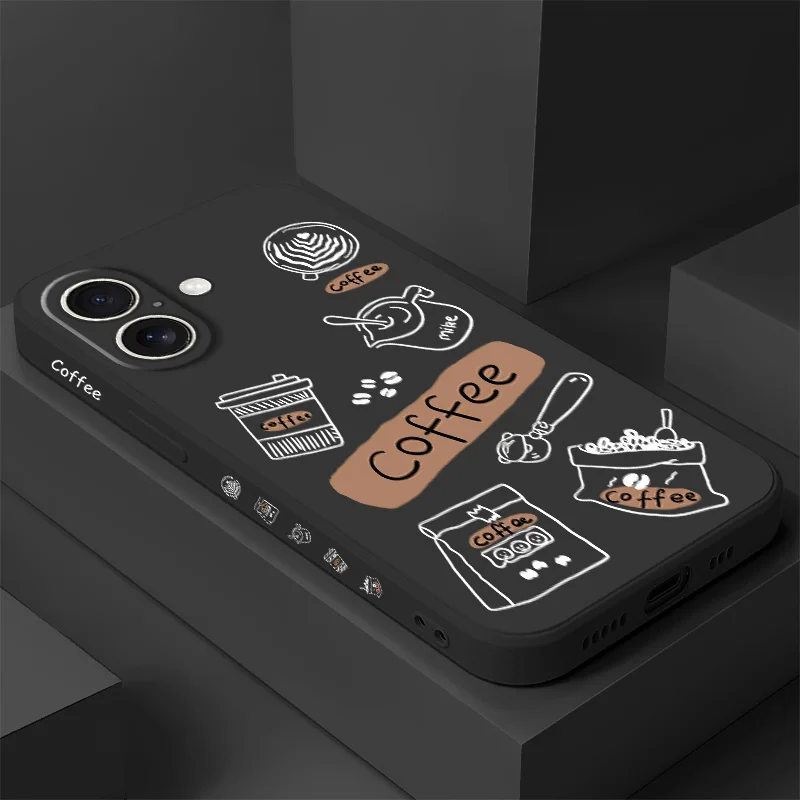 Gourmet Coffee Beans Silicone Phone Case Cover