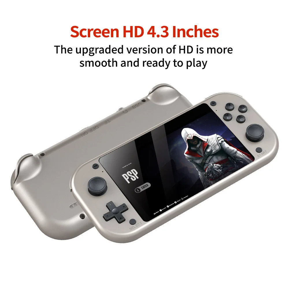 레트로 핸드헬드 비디오 게임 콘솔, 오픈 소스 리눅스 시스템, 4.3 인치 IPS 스크린, 휴대용 포켓 비디오 플레이어, M17 게임 콘솔