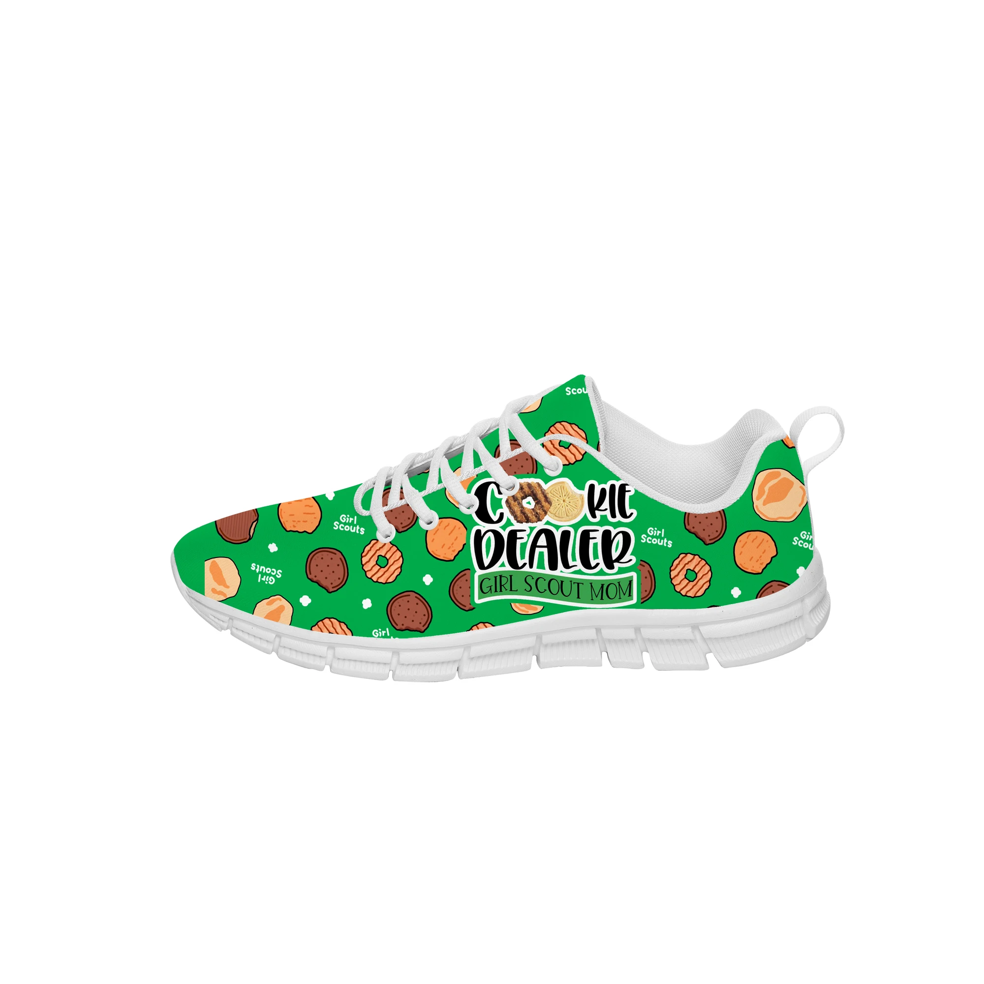 

Cookie Dealer Girl Sneakers Mens Womens Teenager Casual Shoes Canvas Running Cloth Shoes 3D Print Breathable Lightweight shoe