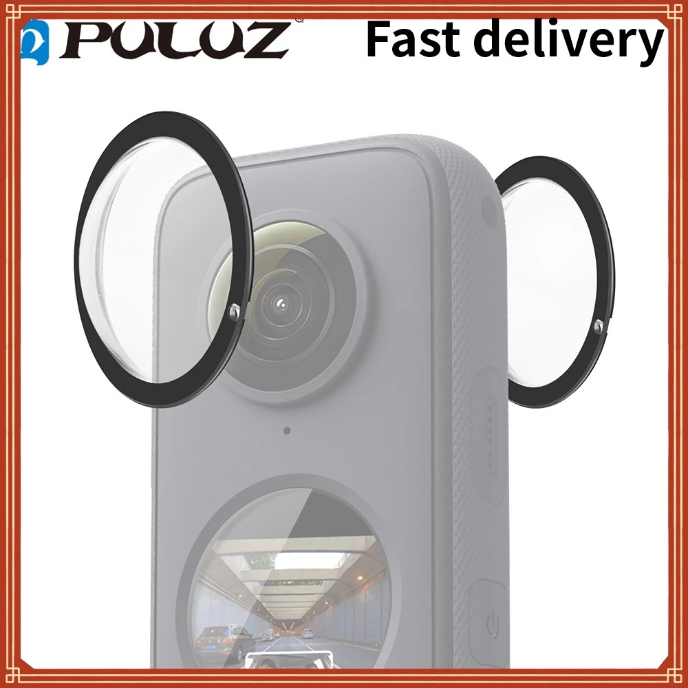 Защитная крышка PULUZ для объектива ПК для Insta360 One X2, крышка объектива, аксессуары для спортивных камер